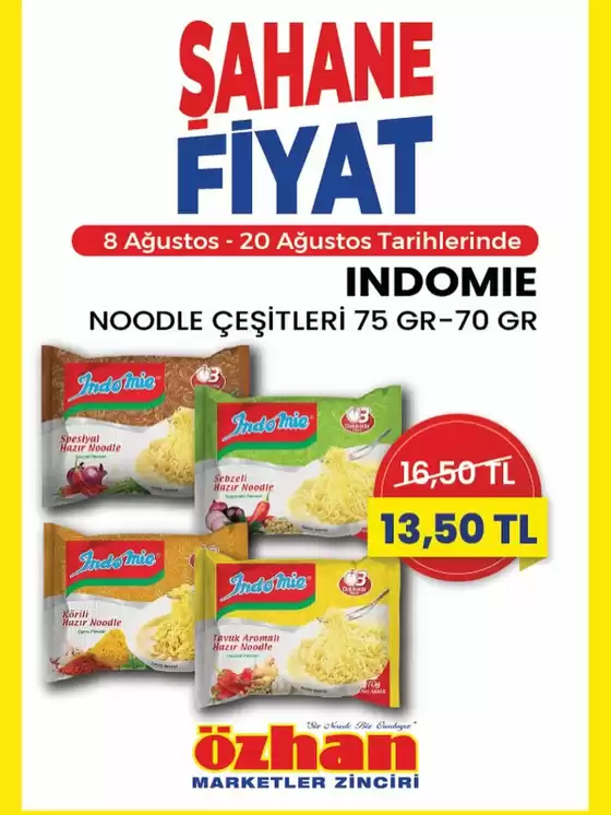 Özhan Market kataloğu, Menemen | En iyi fırsatlar ve indirimler | 2025-08-08T00:00:00.000Z - 2025-08-20T00:00:00.000Z
