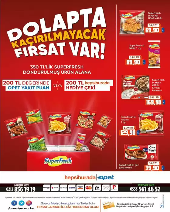Onur Hipermarketleri kataloğu, Balıkesir | Sizin için en iyi fırsatlarımız | 2025-08-14T00:00:00.000Z - 2025-08-28T00:00:00.000Z