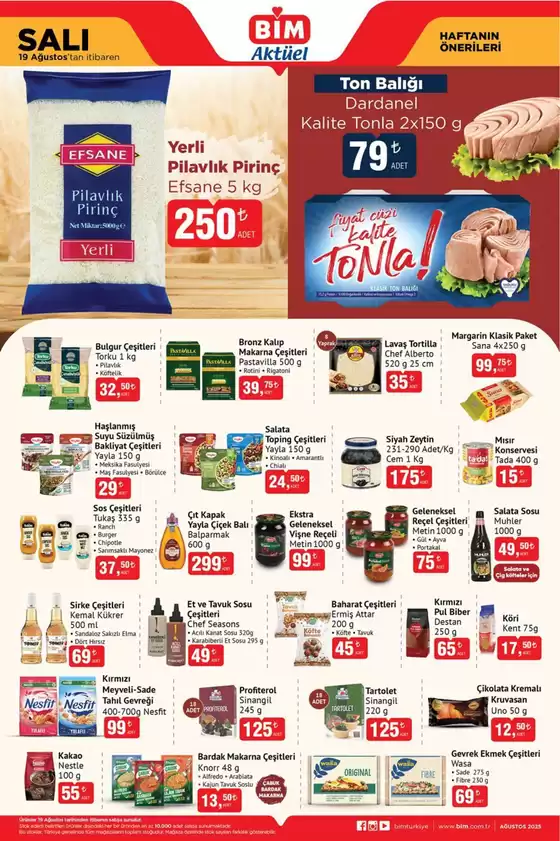 19 Ağustos Salı.