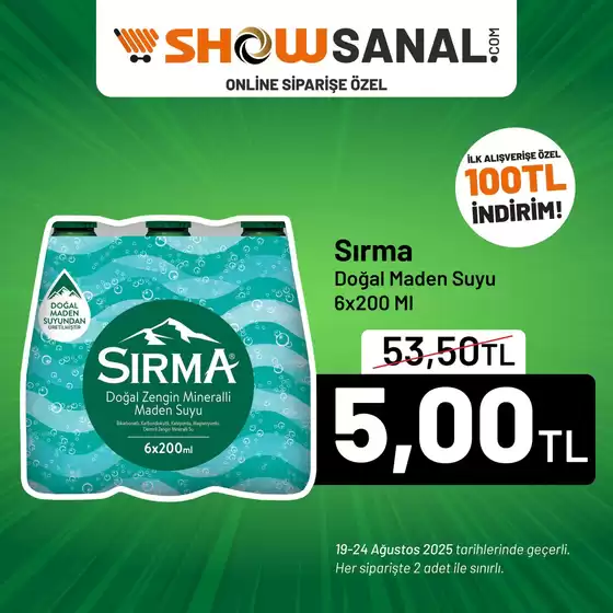 Show Market kataloğu, Beyoğlu | Show Market katalog | 2025-08-19T00:00:00.000Z - 2025-08-24T00:00:00.000Z