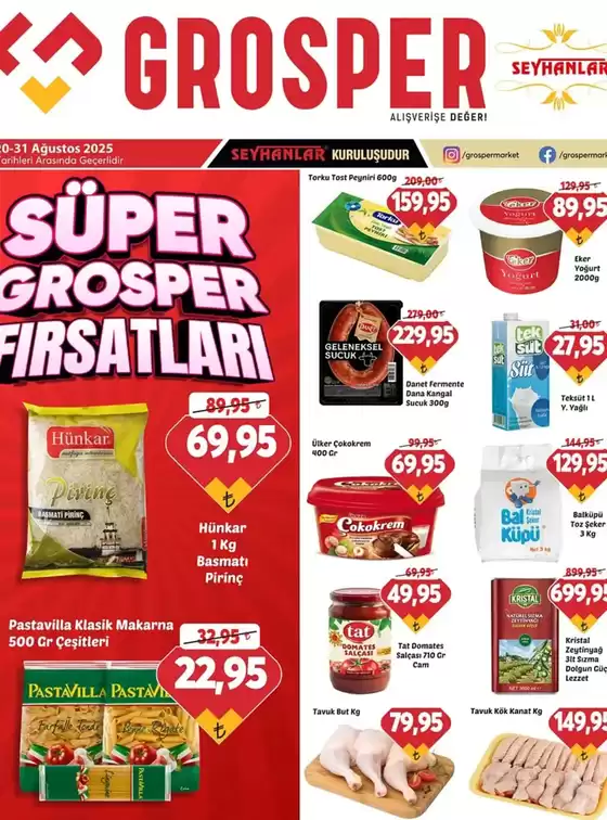 Grosper kataloğu, Solhan | Grosper katalog | 2025-08-20T00:00:00.000Z - 2025-08-31T00:00:00.000Z