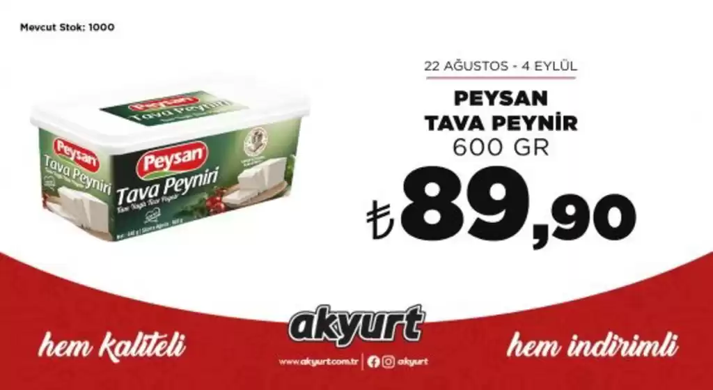 HAFTANIN ÜRÜNÜ
