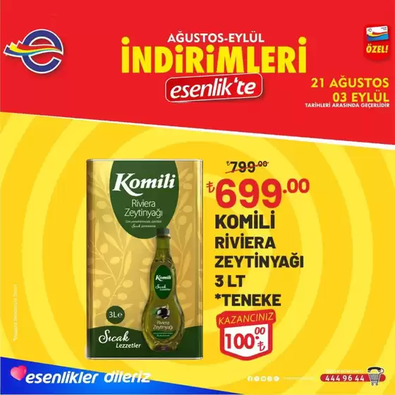 Esenlik kataloğu, Sincan | Fırsat avcıları için harika teklifler | 2025-08-21T00:00:00.000Z - 2025-09-03T00:00:00.000Z