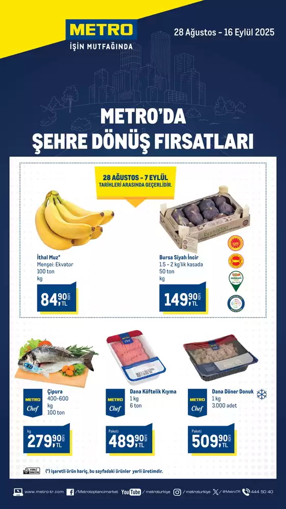 Metro kataloğu, Sincan | Şehre Dönüş Fırsatları | 2025-08-28T00:00:00.000Z - 2025-09-16T00:00:00.000Z
