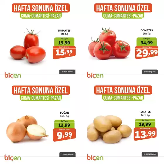 Biçen Market kataloğu, İstanbul | Şimdi fırsatlarımızla tasarruf edin | 2025-08-29T00:00:00.000Z - 2025-08-31T00:00:00.000Z