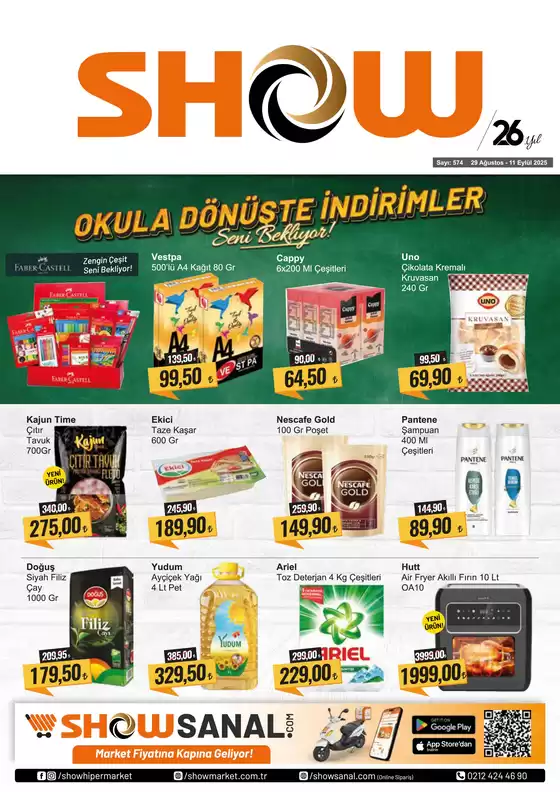Show Market kataloğu | Show Market Katalog | 2025-08-29T00:00:00.000Z - 2025-09-11T00:00:00.000Z