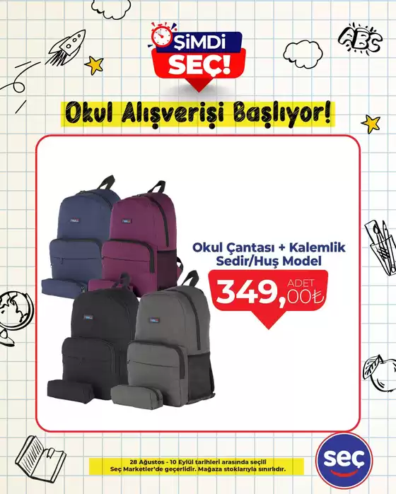 Seç Market kataloğu | Seç Market katalog | 2025-08-28T00:00:00.000Z - 2025-09-10T00:00:00.000Z