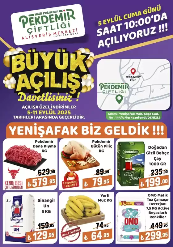 Pekdemir kataloğu, Denizli (Denizli) | Keşfedilecek yeni teklifler | 2025-09-05T00:00:00.000Z - 2025-09-19T00:00:00.000Z