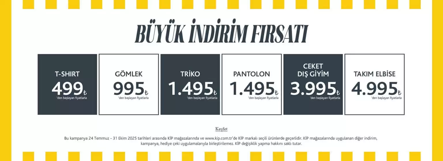 Geniş teklif yelpazesi
