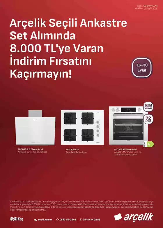 Arcelik Ankastre Kataloğu