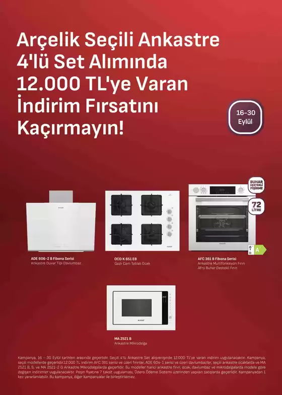 Arcelik Ankastre Kataloğu