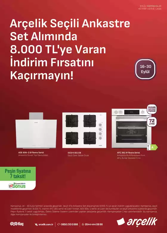 Arcelik Ankastre Kataloğu