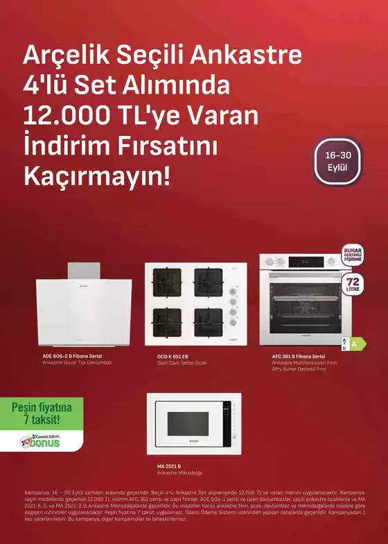 Arcelik Ankastre Kataloğu