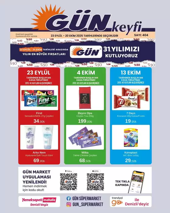 Şimdi fırsatlarımızla tasarruf edin