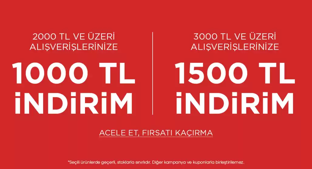 Güncel özel kampanyalar