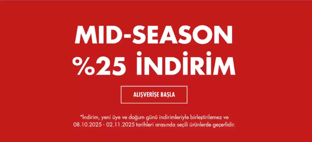 Mid-Season %25 Indirim