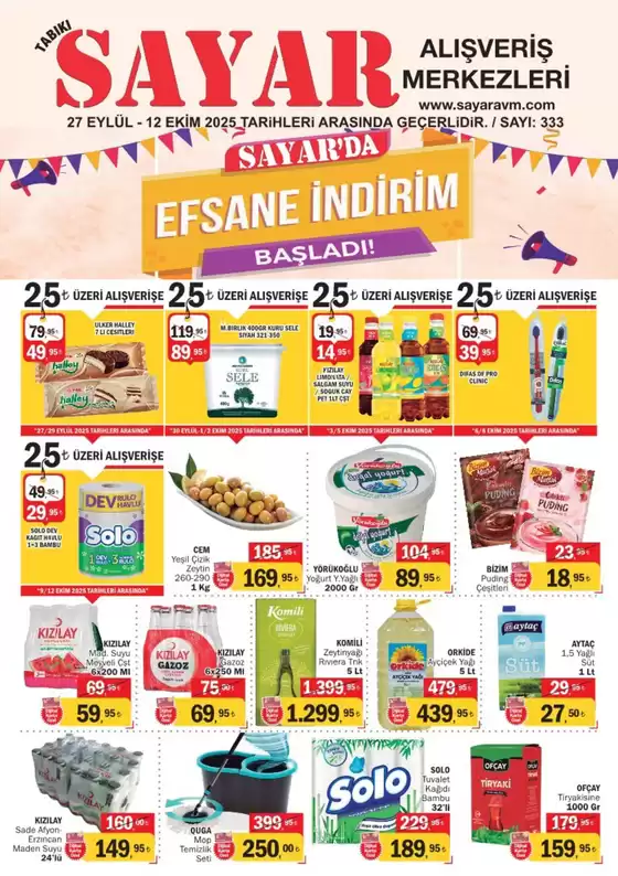 Sayar Avm kataloğu, Karaağaç (Hatay) | Müşterilerimiz için özel fırsatlar | 2025-10-09T00:00:00.000Z - 2025-10-23T00:00:00.000Z