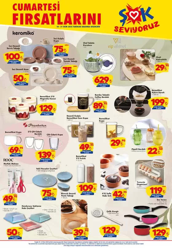 Şok Market Haftasonu Firsatlari