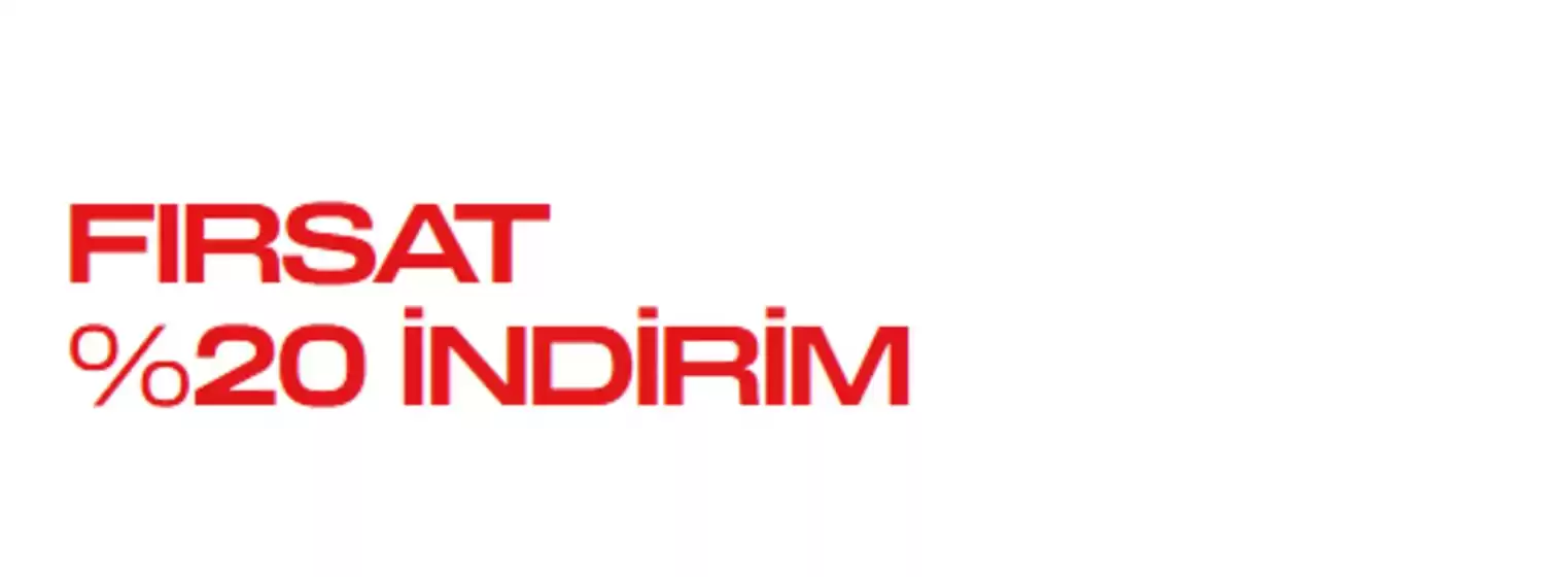 Firsat 20% Indirim