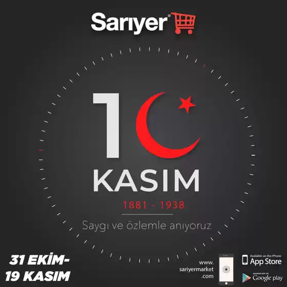 Sarıyer Market kataloğu | indirim | 2025-10-31T00:00:00.000Z - 2025-11-19T00:00:00.000Z