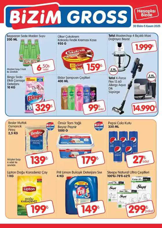 Bizim Toptan kataloğu | Herkes için cazip özel teklifler | 2025-10-30T00:00:00.000Z - 2025-11-05T00:00:00.000Z