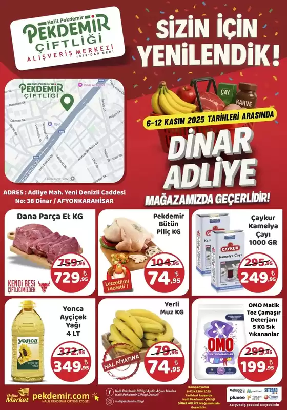 Pekdemir kataloğu, Etimesgut | İndirimler ve kampanyalar | 2025-11-06T00:00:00.000Z - 2025-11-12T00:00:00.000Z