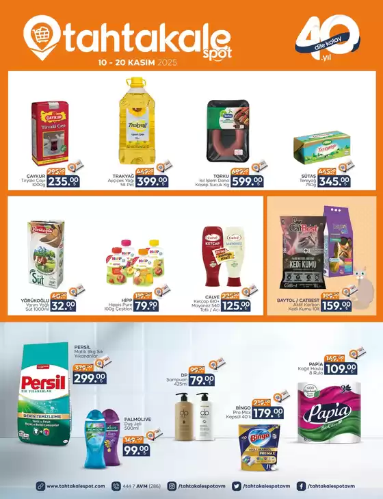 Tahtakale Spot kataloğu, Bandırma | Güncel özel kampanyalar | 2025-11-10T00:00:00.000Z - 2025-11-20T00:00:00.000Z