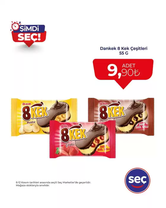 Seç Market kataloğu, Bandırma | En iyi fırsatlar ve indirimler | 2025-11-06T00:00:00.000Z - 2025-11-12T00:00:00.000Z