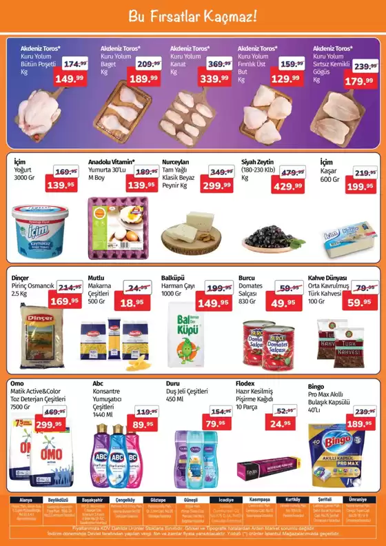 Arden Market kataloğu, Bandırma | Güncel fırsatlar ve teklifler | 2025-11-11T00:00:00.000Z - 2025-11-25T00:00:00.000Z