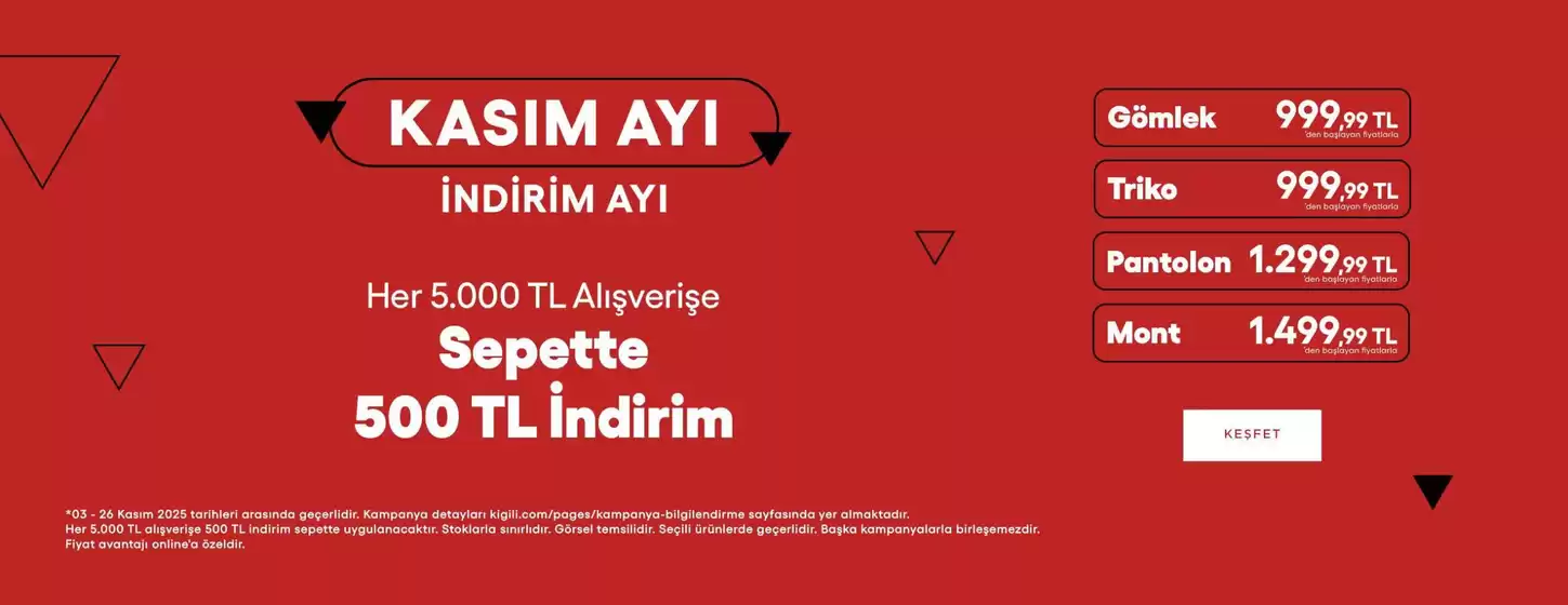 Kiğılı kataloğu | Kiğılı katalog | 2025-11-03T00:00:00.000Z - 2025-11-26T00:00:00.000Z