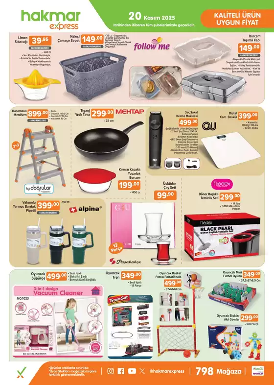 Hakmar Express kataloğu, Samsun | 20 Kasım 2025 | 2025-11-14T00:00:00.000Z - 2025-11-28T00:00:00.000Z