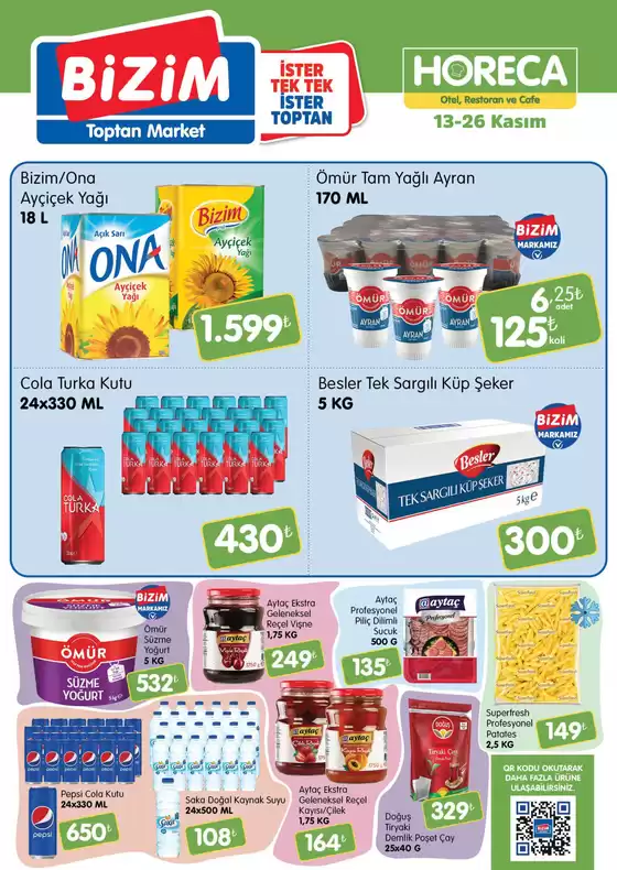 Bizim Toptan kataloğu, Samsun | Tasarrufçular için en iyi teklifler | 2025-11-13T00:00:00.000Z - 2025-11-26T00:00:00.000Z