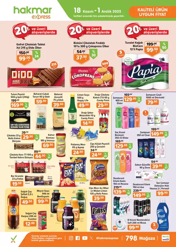 Hakmar Express kataloğu, Beyoğlu | 18 Kasım-1 Aralık 2025 | 2025-11-18T00:00:00.000Z - 2025-12-01T00:00:00.000Z