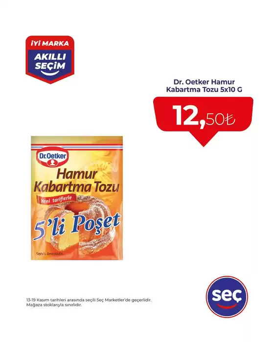 Seç Market kataloğu, Beyoğlu | Sizin için özel teklifler | 2025-11-13T00:00:00.000Z - 2025-11-19T00:00:00.000Z