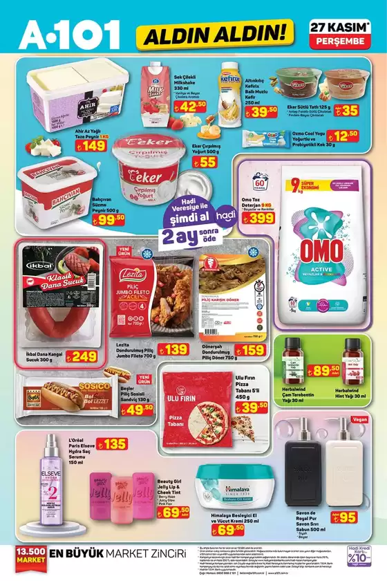 A101 kataloğu, Sarıkaya (Yozgat) | Sizin için en iyi fırsatlarımız | 2025-11-27T00:00:00.000Z - 2025-11-27T00:00:00.000Z