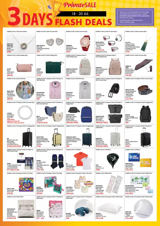 Offers for bargain hunters