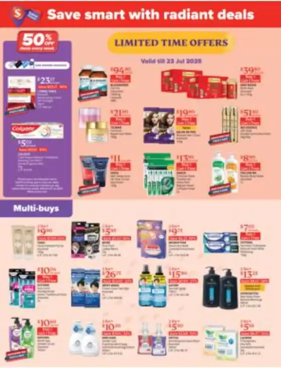 Save smart with radiant deals