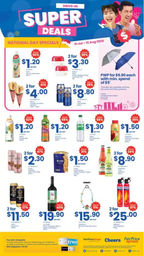 Cheers catalogue | Drive-In Deals | 2025-07-31T00:00:00.000Z - 2025-08-13T00:00:00.000Z