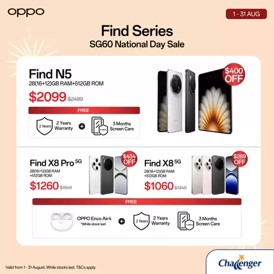 Challenger catalogue in Singapore | Top offers for smart savers | 2025-08-01T00:00:00.000Z - 2025-08-31T00:00:00.000Z