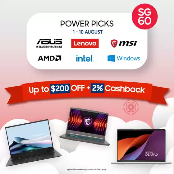 Challenger catalogue in Singapore | Our best deals for you | 2025-08-01T00:00:00.000Z - 2025-08-10T00:00:00.000Z