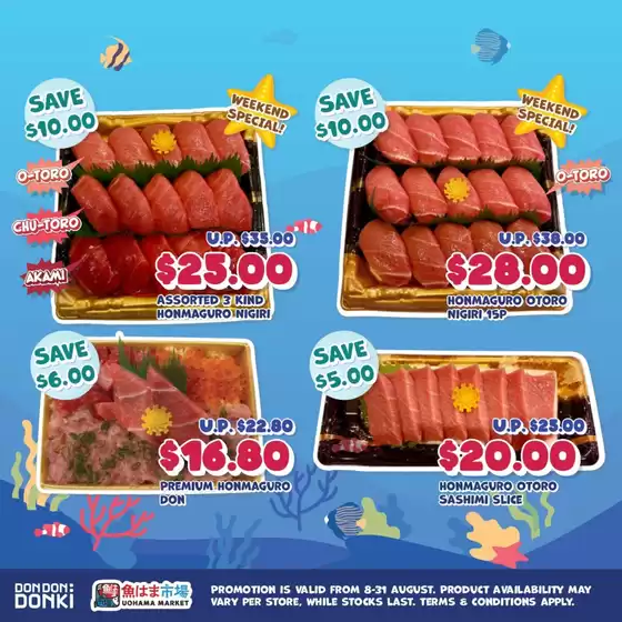 Don Don Donki catalogue | Top deals for all customers | 2025-08-08T00:00:00.000Z - 2025-08-31T00:00:00.000Z
