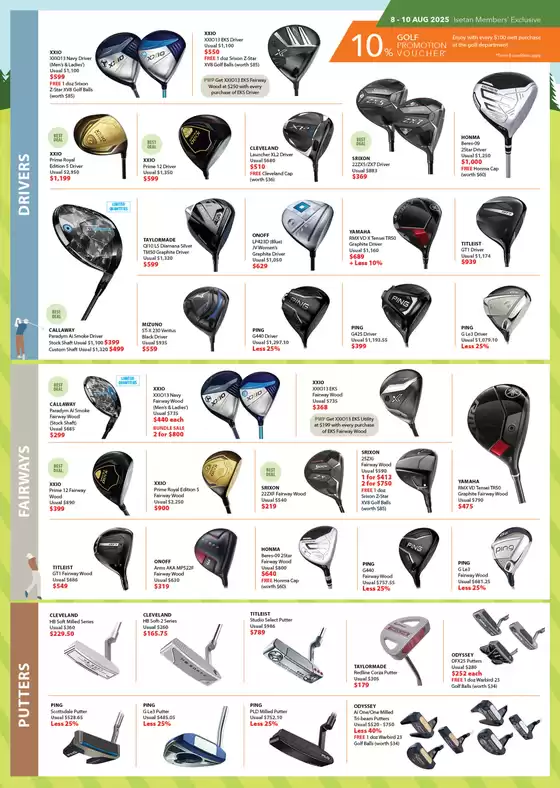 Great discounts on selected products