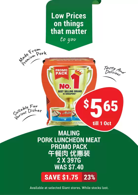 Giant catalogue in Singapore | Great offer for all customers | 2025-08-28T00:00:00.000Z - 2025-10-01T00:00:00.000Z