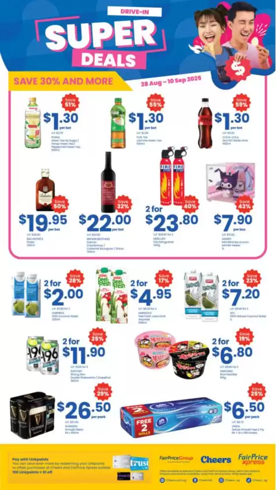 Cheers catalogue in Singapore | Drive-In Deals | 2025-08-28T00:00:00.000Z - 2025-09-10T00:00:00.000Z