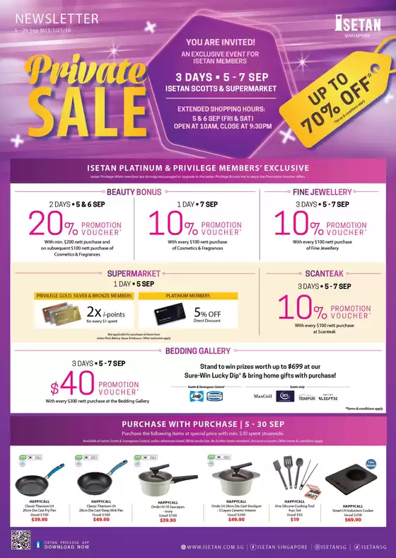 Isetan catalogue | Isetan promotion | 2025-09-06T00:00:00.000Z - 2025-09-20T00:00:00.000Z