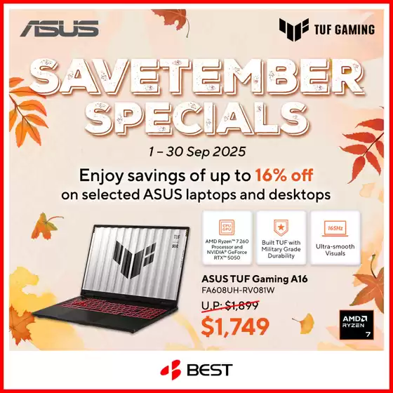 Best Denki catalogue in Singapore | Our best bargains | 2025-09-15T00:00:00.000Z - 2025-09-29T00:00:00.000Z
