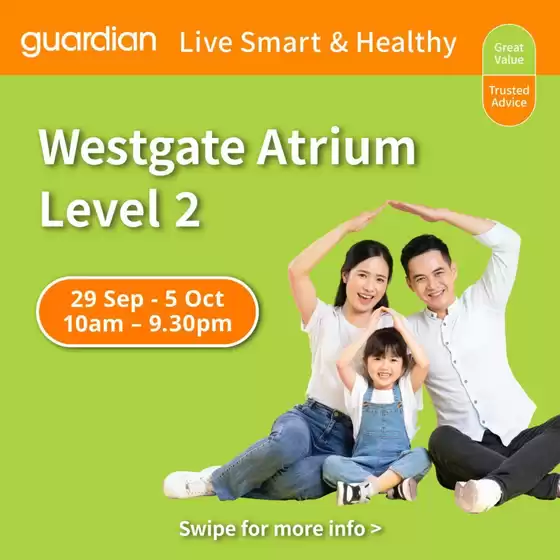 Guardian catalogue in Singapore | Exclusive deals for our customers | 2025-09-27T00:00:00.000Z - 2025-10-11T00:00:00.000Z