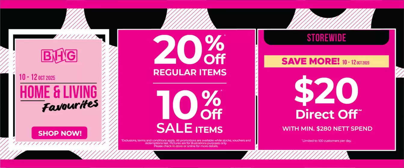 Attractive special offers for everyone