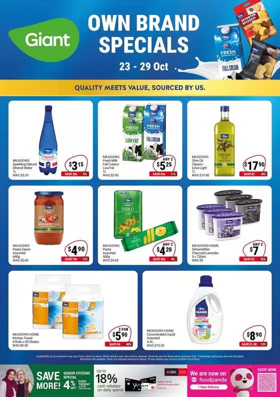 Giant catalogue | Own Brand Specials | 2025-10-23T00:00:00.000Z - 2025-10-29T00:00:00.000Z
