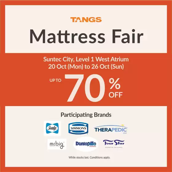 Tangs catalogue in Singapore | Our best offers for you | 2025-10-26T00:00:00.000Z - 2025-11-09T00:00:00.000Z